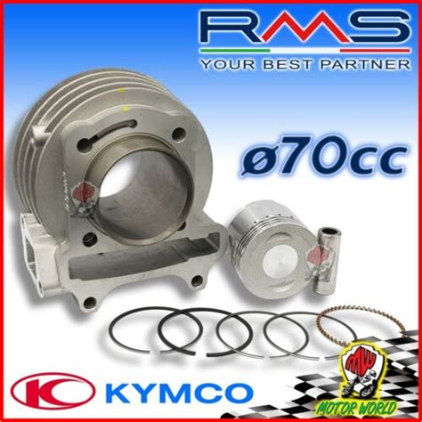 Kit Gruppo Termico Cilindro Pistone Cc D Per Kymco Agility T R