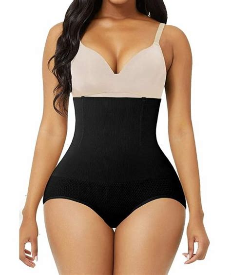 Buy Tkeshto Women S High Waist Shapewear With Anti Rolling Strip Tummy