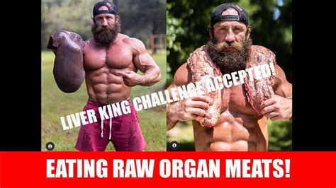 Accepting The Liver King Challenge Eating Raw Liver And Bone Marrow