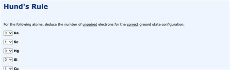 Solved Hund S Rule For The Following Atoms Deduce The Chegg