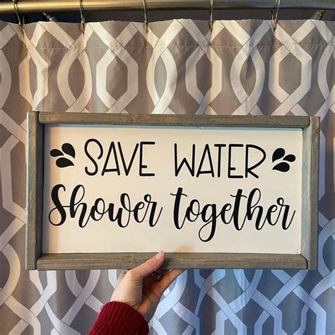 Save Water Shower Etsy