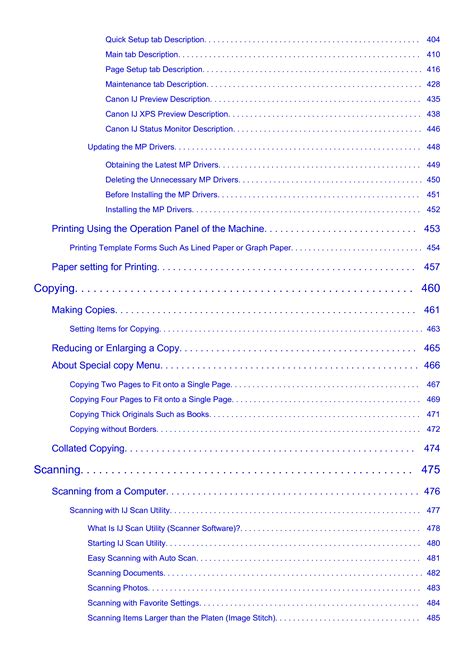 Canon Printer Pixma Mx490 User Manual