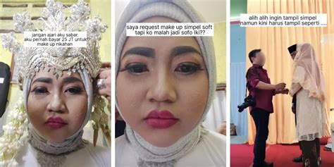 Sewa MUA Berpengalaman 32 Tahun Pengantin Kecewa Habis 25 Juta Buat