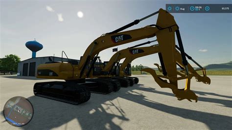 Cat Ton Excavator Pack V For Fs Farming Simulator