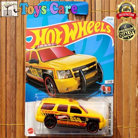 Jual Hot Wheels Chevy Tahoe Kuning Hw First Response Police Car Original Mattel Shopee