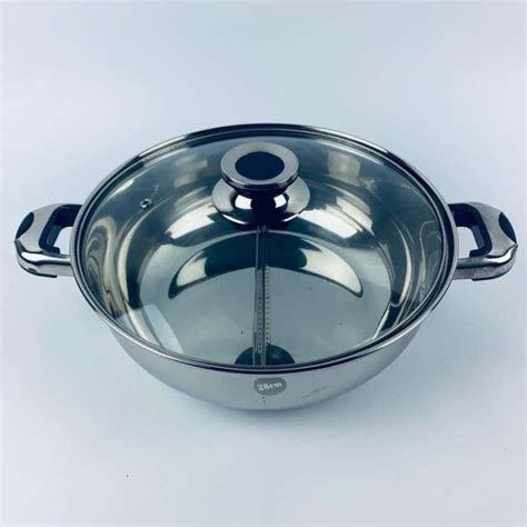 Promo Panci Shabu Shabu Sukiyaki Sekat Hot Pot Stainless Cm Hcx Diskon Di Seller Ashoca