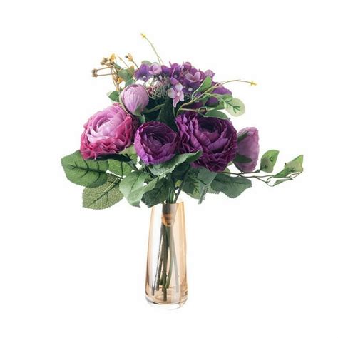 Reduced Price Artificial Purple Flower Arrangements Purple Hydrangea