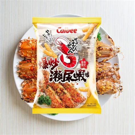 Calbee Prawn Crackers Mantis Shrimp Snack Affair