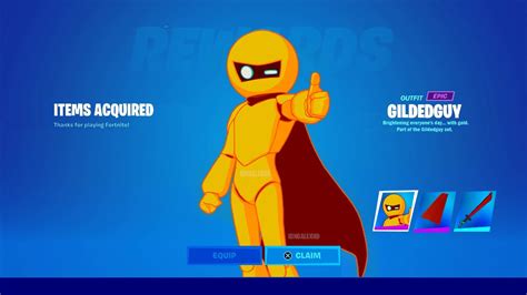 How To Get Gildedguy Skin FREE In Fortnite! Unlock Secrets Gildedguy Bundle! Free Gildedguy Skin ...