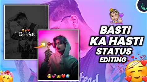 Basti Ka Hasti Remix Song Status Video Editing Alight Motion Mc Stan