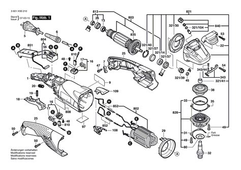 Buy bosch 1824ED Grinder 12 Amp 5 Inch w/ Electronics Replacement Tool Parts | bosch 1824ED Diagram