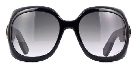 Dior Lady 9522 R2i 10a1 Sunglasses Round Black Sunglasses Us