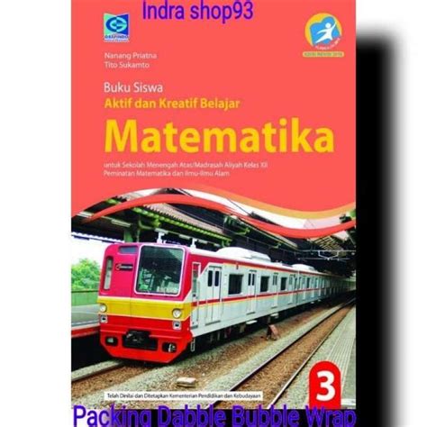 Jual Buku Matematika Kelas 3 Xii Sma Grafindo K13n Kelompok Peminatan