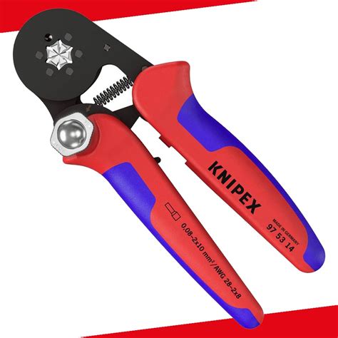 KNIPEX 97 53 14 Samonastawne Szczypce Do Zagniatania Tulejek Kablowych