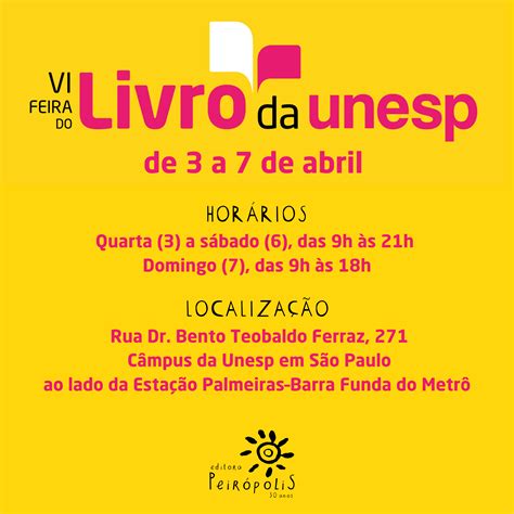 Peir Polis Na Vi Feira Do Livro Da Unesp Editora Peir Polis