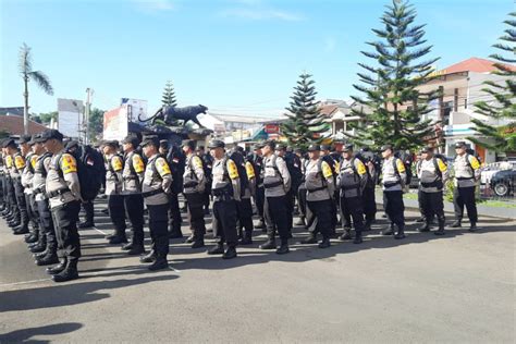 Polres Tasik Kerahkan Ratusan Personil Amankan Pemungutan Suara Pemilu