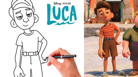 How To Draw GUIDO FROM LUCA NEW Disney Movie 2021