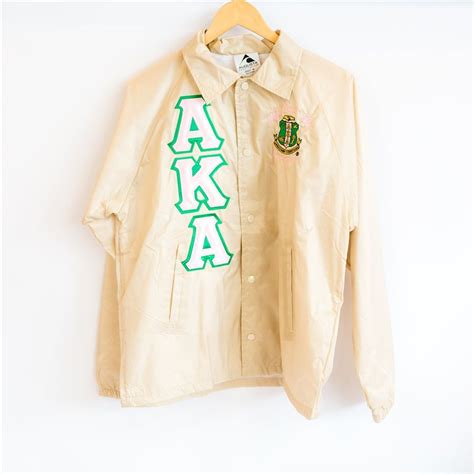 Aka Greek Lettered Crossing Line Jacket Alpha Kappa Alpha Alpha
