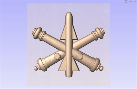 US Army Air Defense Artillery Insignia 3D Model - Etsy Australia