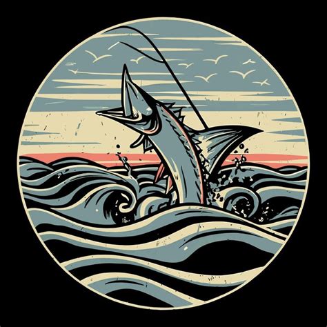 Premium Vector Fishing Tshirt Design