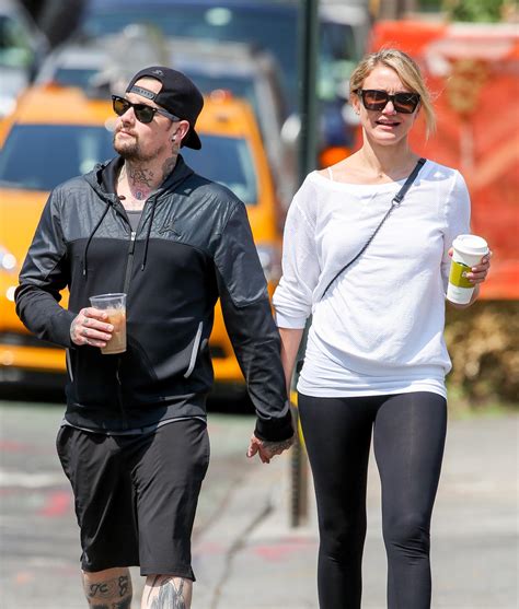 Baby Makes Three Newlyweds Cameron Diaz And Benji Madden Spotted At A