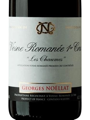 Georges Noëllat Vosne Romanée 1er Cru Les Chaumes Vivino Brasil