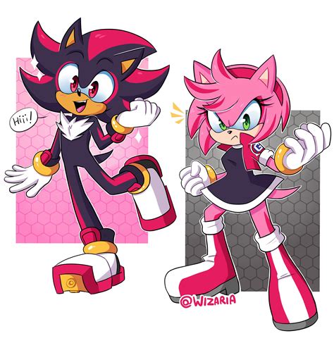 Sonic And Amy And Shadow Human