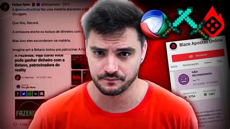 Felipe Neto Responde Record E Daniel Penin D Spoiler De Pr Ximo V Deo