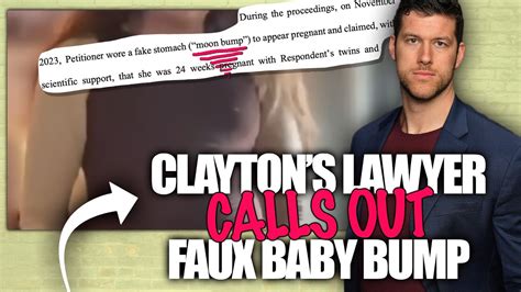 Bachelor Clayton Echard Lawyers Call Out Fake Baby Bump And Fake