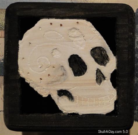 Dia De La Abby 54 Wooden Skulls Skull Artwork Artwork Carving