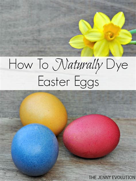 How To Make Natural Easter Egg Dyes The Jenny Evolution