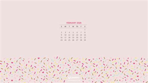 February 2021 Calendar Desktop Wallpaper Valentines / February remained ...