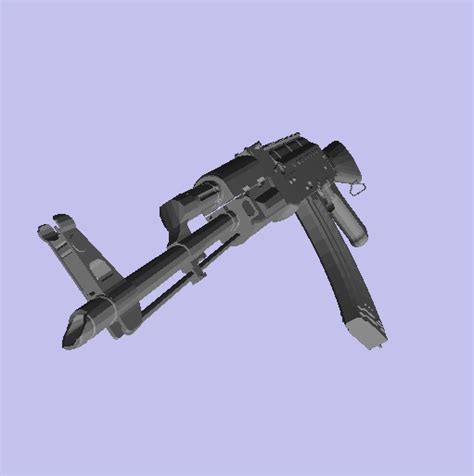 Stl File Ak 47 Kalashnikov・3d Printer Model To Download・cults