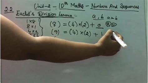 Tn Th Maths Unit Numbers And Sequences Introduction Euclids