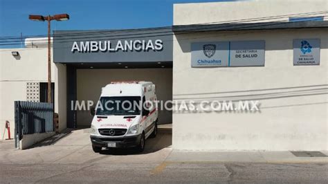 AMBULANCIA CRUZ ROJA HOSPITAL GENERAL CAMARGO DIA TARDE 3 Impacto