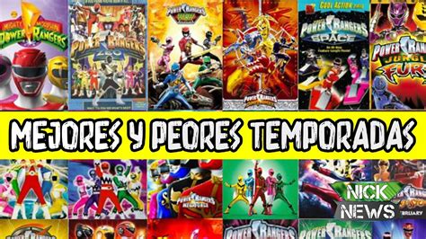 Mejores Y Peores Temporadas De Power Rangers Youtube