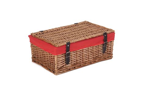 18 Large Packaging Hamper With Red Lining Empty Hampers