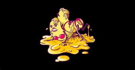 Hot Macs Wrestling In Cheese Macaroni Sticker TeePublic
