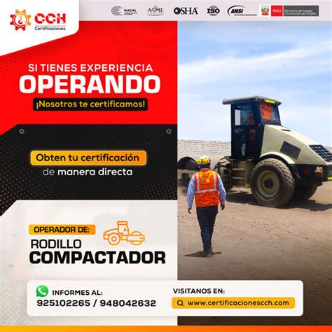 CURSO PARA OPERADOR DE RODILLO COMPACTADOR