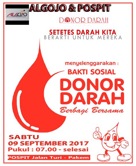 Contoh Poster Tentang Donor Darah Contoh Gambar Dan Foto Poster