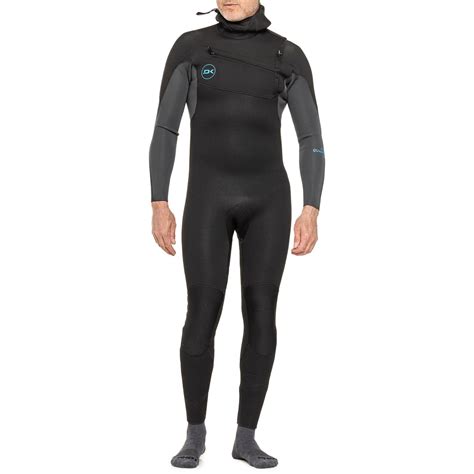 DaKine Quantum Chest Zip Hooded Wetsuit 5 4 3 Mm Long Sleeve