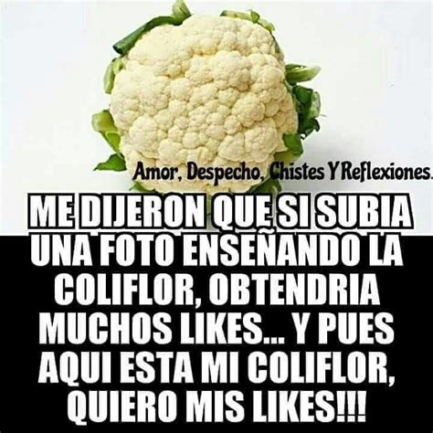 A Cauliflower Is Shown With The Caption In Spanish