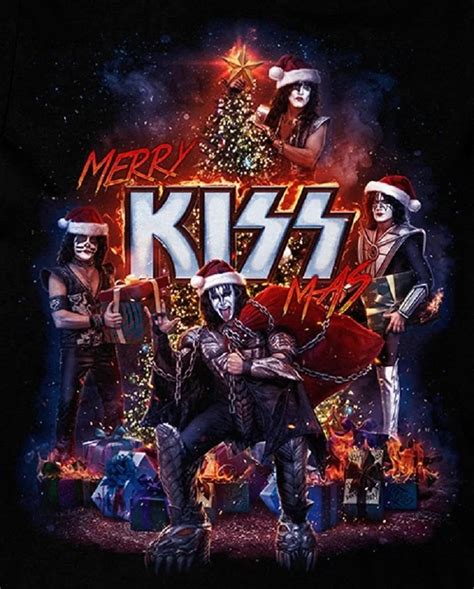 Kiss Band Christmas Photo Shoot