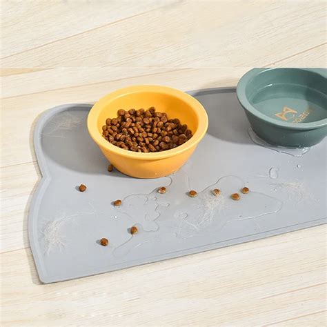 Tapis D Alimentation En Silicone Pour Animaux De Compagnie Monchienchat