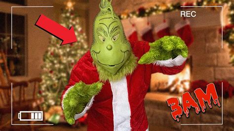 The Grinch Caught On Our Security Cameras At 3 Am He Stole Our