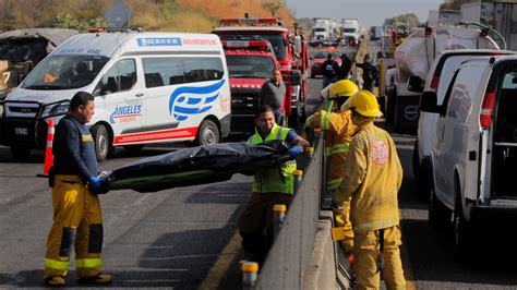 México Brutal Choque Deja 14 Muertos En Carretera De Jalisco