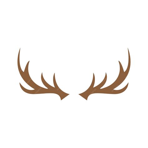 Premium Vector Deer Antler Simple Luxury Logo And Vector Template