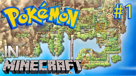 Minecraft Pokémon Kanto Tour Ep 1 Pallet Viridian Pewter YouTube