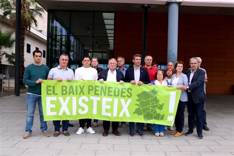 Frente N De Los Alcaldes Del Baix Pened S Para Exigir La Ampliaci N