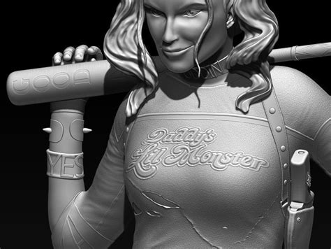 Harley Quinn Suicide Squad File Stl For D Printer D Model D